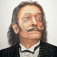 Portret Salvador Dali