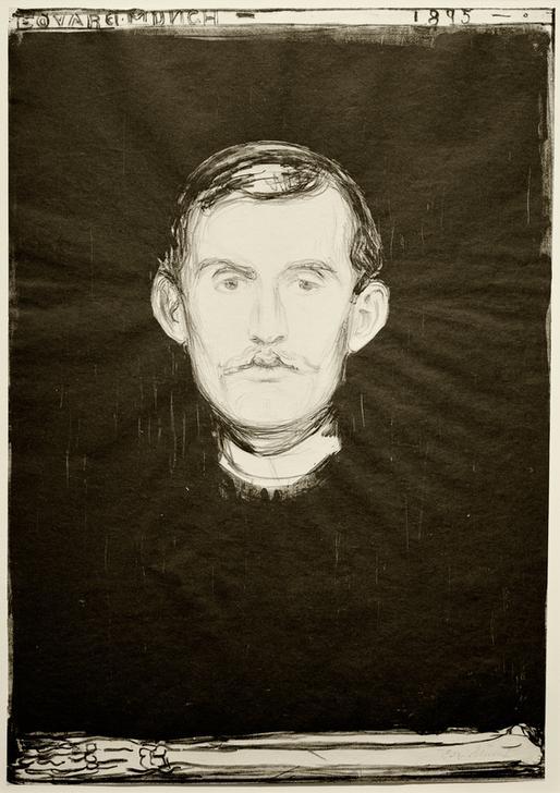 Zelfportret  Edvard Munch