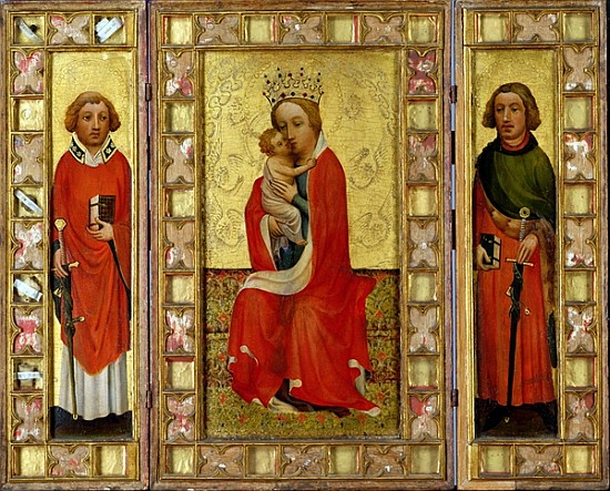 Madonna and Child with Saints Cyricus and Pancratius, c.1380 van Aachen Master