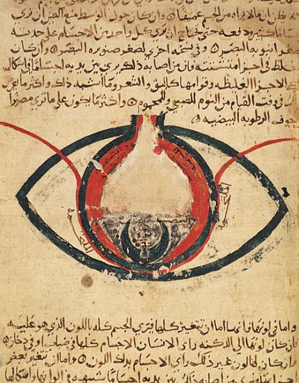 Anatomy of the Eye, from a book on eye diseases van Al-Mutadibi