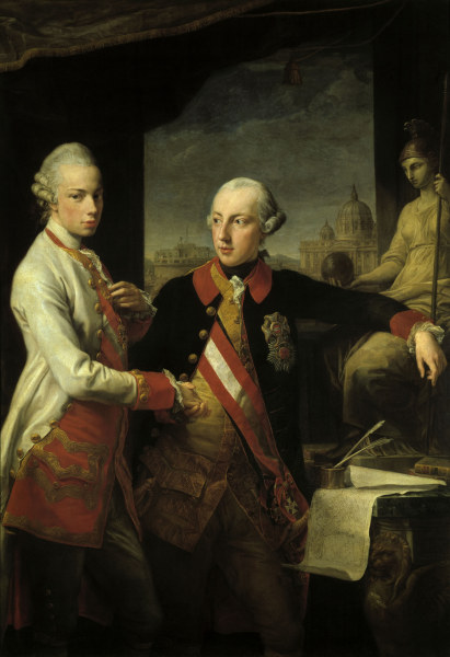 Joseph II , Leopold II van Batoni