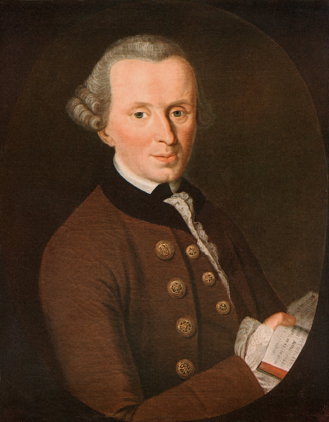 Kant, Immanuel , Portrait van Becker