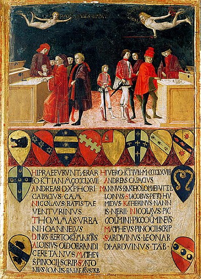 The Council Finances in Times of War and of Peace, 1468 (for detail see 108196) van Benvenuto di Giovanni