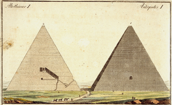 Giza , Pyramids van Bertuch