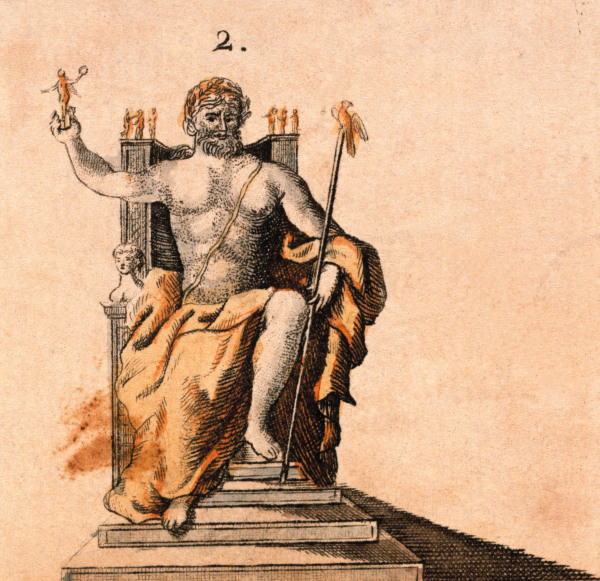Olympia , Zeus by Phidias van Bertuch
