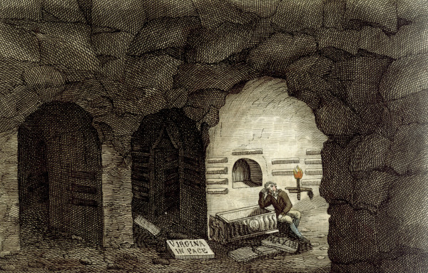 Rome , Catacombs van Bertuch