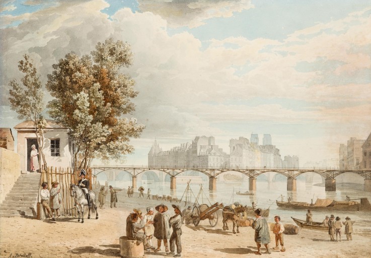 View of Paris van Brüllow