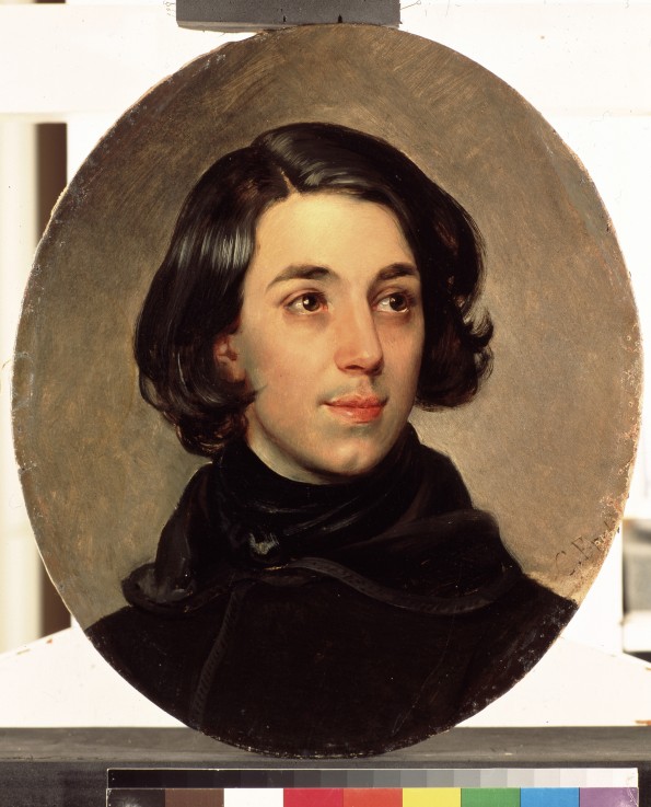 Portrait of the architect Ippolit Monighetti (1819-1878) van Brüllow