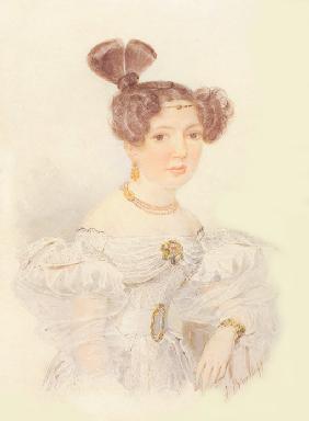 Portrait of Yekaterina Ivanovna Zagryazhskaya (1779-1842)