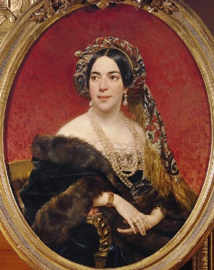 Portrait of Princess Maria Volkonskaya (1816-1856)