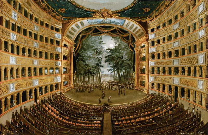 Naples, Teatro di San Carlo , Cetteo van Cetteo
