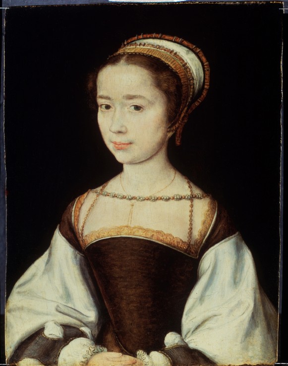 Female portrait van Corneille de Lyon