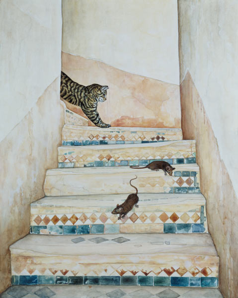 Ben Youssef''s Staircase  van Ditz 
