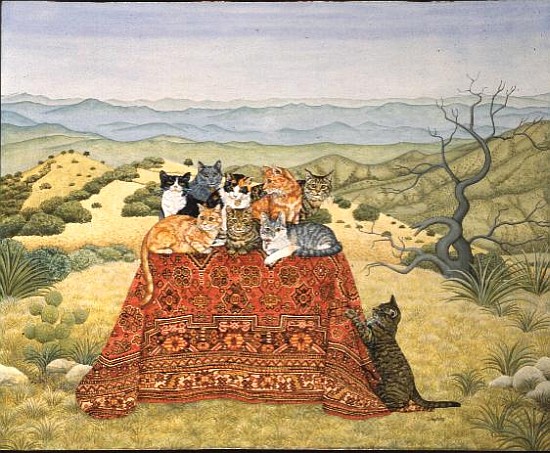 Papago Volcano-Cats, 1992  van Ditz 