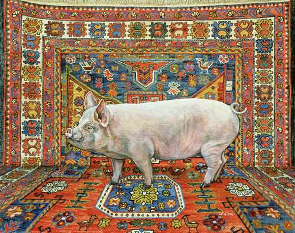Singleton Carpet Pig  van Ditz 