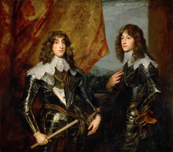 Prince Charles Louis and Rupert , Dyck van Dyck