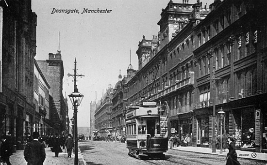 Deansgate, Manchester, c.1910 van English Photographer