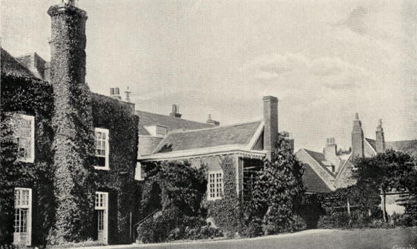 Henry James (1843-1916) house at Rye (b/w photo)  van English Photographer