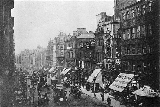 Market Street, Manchester, c.1910 van English Photographer