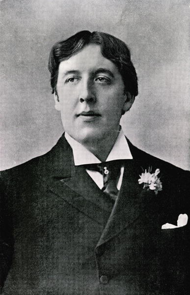 Oscar Wilde (b/w photo)  van English Photographer