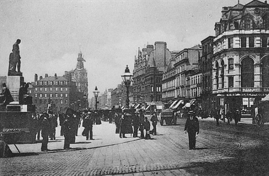 Piccadilly, Manchester, c.1910 van English Photographer