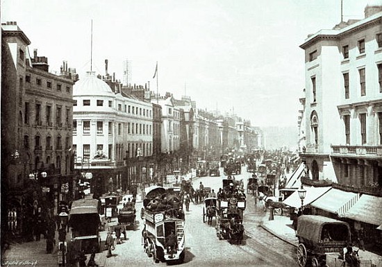 Regent Street, London c.1900 van English Photographer