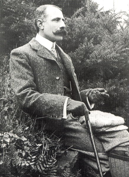 Sir Edward Elgar (1857-1934) (b/w photo)  van English Photographer