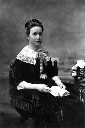 Dame Millicent Fawcett, c.1880 (b/w photo) 