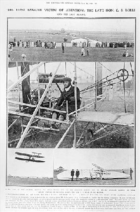The first English victim of aviation: the Late Hon. C.S. Rolls, and his last flight, from The Illust
