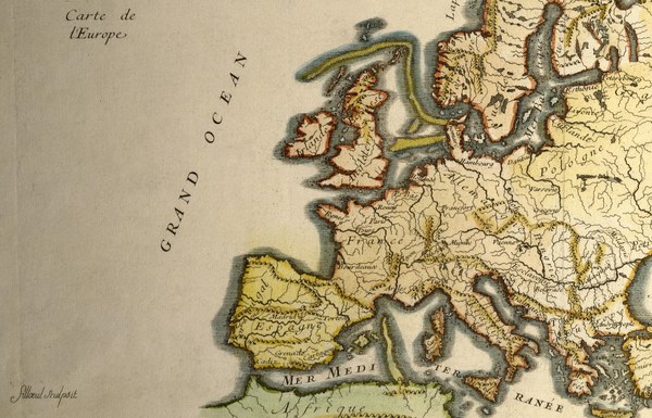 Map of Europe , Filloeul. van Filloeul