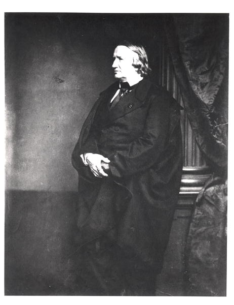 Alfred de Vigny (1797-1863) 1850s (b/w photo)  van French Photographer
