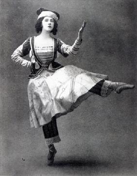 Tamara Karsavina in the ballet ''Petrouchka'', 1911 (b/w photo) 