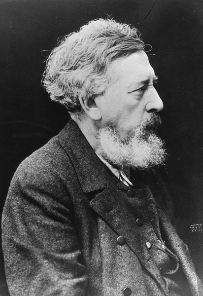 Wilhelm Liebknecht (b/w photo)  van German Photographer