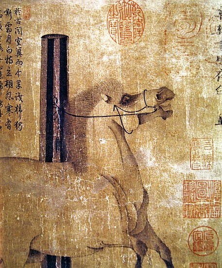 Night-Shining White, Tang dynasty (618-907) c.750 (ink on paper) van Han Gan