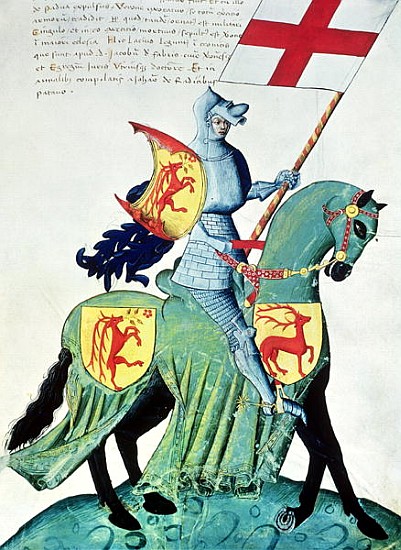A Knight Carrying the Arms of Verona, from the ''Codex Capodilista'' van Italian School