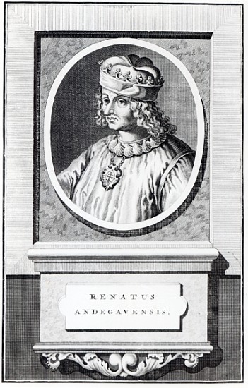 Rene d'' Anjou, King of Naples van Italian School