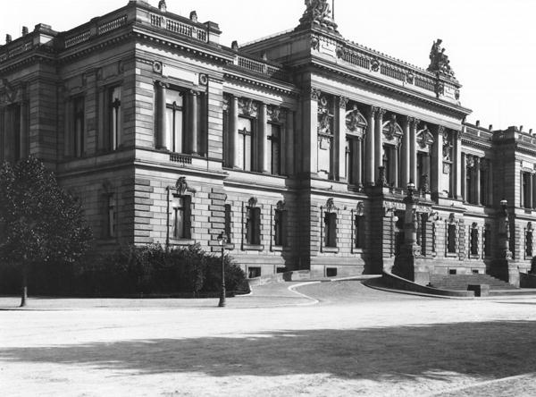 The Palace of the regional delegation at Strasbourg, c.1910 (b/w photo)  van Jousset