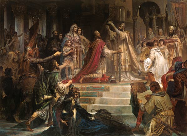 Charlemagne, coronation van Kaulbach