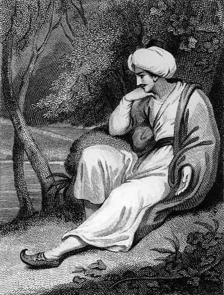 A Persian in Thought; engraved by R.W.Dadley (fl.1816) pub.T.Heptinstall van Kirk