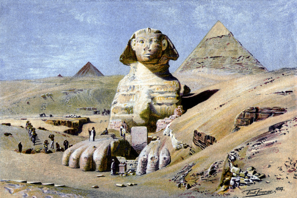 Giza , Pyramids van Körner
