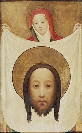 Saint Veronica with the Sudarium, c.1420 (oil on walnut) van Master of Saint Veronica
