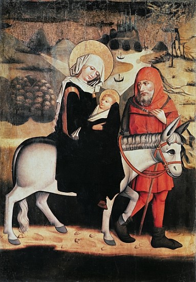 Flight Into Egypt van Master of the Lord's Passion