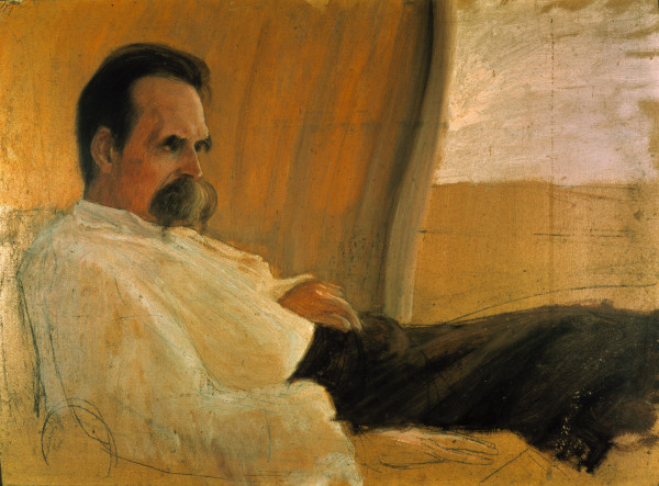 Nietzsche on his Sick-Bed , Olde van Olde