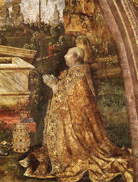 Pope Alexander VI van Pinturicchio (Bernardino di Biagio)
