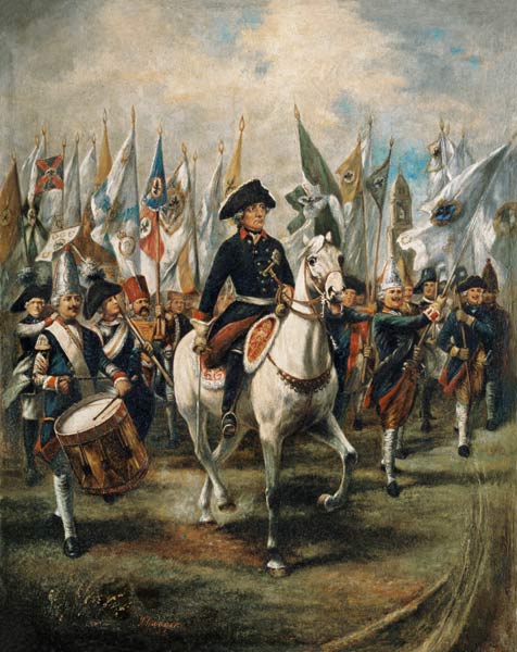 Frederick the Great , Potsdam van Regimente
