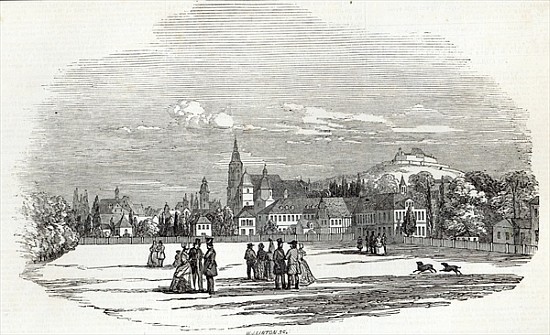 Coburg; engraved by W.J. Linton, from ''The Illustrated London News'', 13th September 1845 van Saxe-Coburg