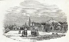Coburg; engraved by W.J. Linton, from ''The Illustrated London News'', 13th September 1845