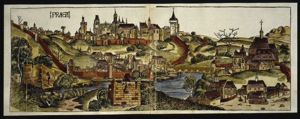 View of Prague , from: Schedel van Schedel
