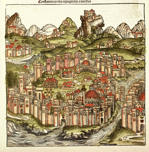 Constantinople , from:Schedel van Schedel