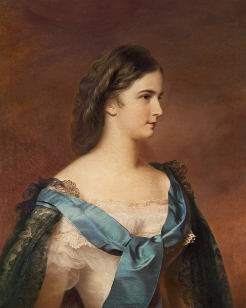 Empress Elisabeth , Portrait van Schrotzberg